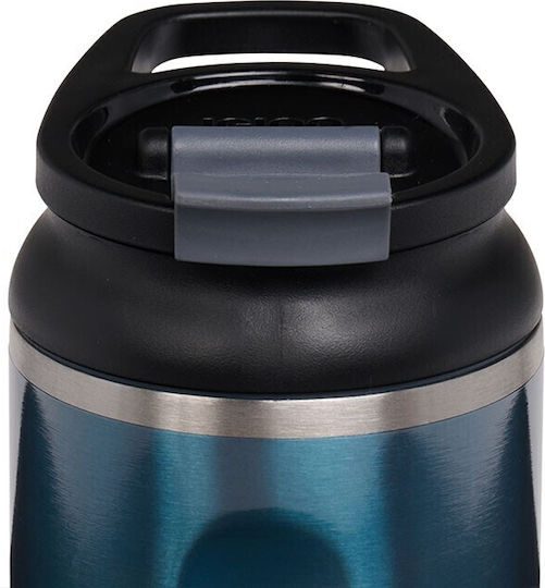 Igloo Tumbler Ποτήρι Θερμός Ανοξείδωτο 354ml Κόκκινο με Καλαμάκι και Λαβή
