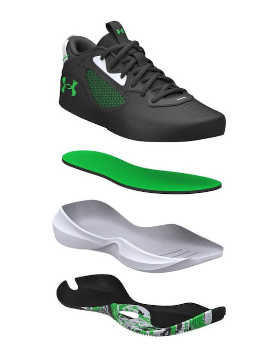Lockdown 6 Kids Sports Shoes Basketball with Laces Black