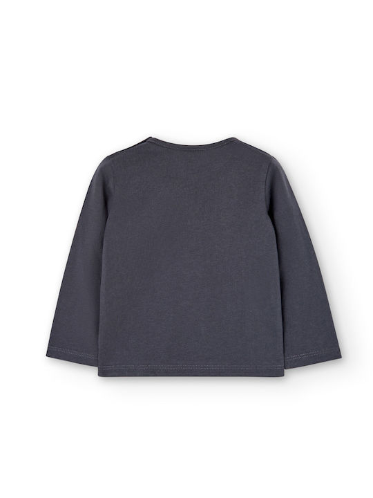 Boboli Kids Blouse Long Sleeve Gray