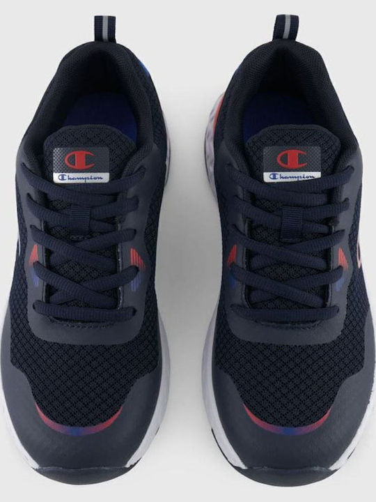 Kids Sports Shoes Running with Laces Blue