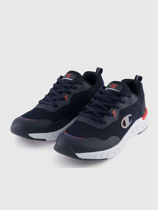 Kids Sports Shoes Running with Laces Blue