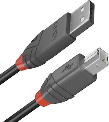 Lindy 5m USB 2.0 Cable A-Male to B-Male (36675)