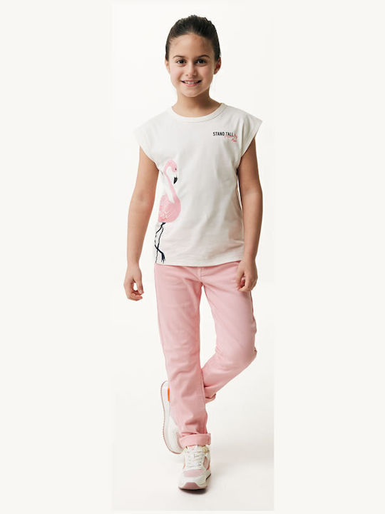 Kinderhemd Ärmellos Off White