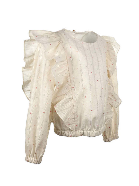 Kids' Tunic Long Sleeve White