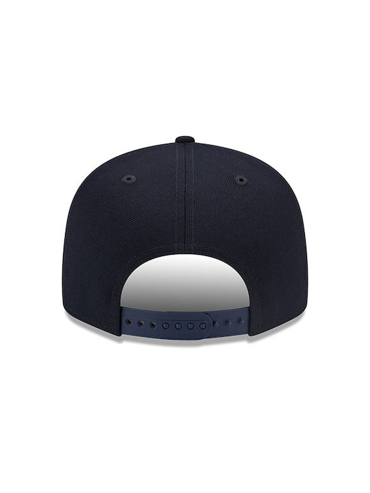 New Era Jockey με Ίσιο Γείσο Navy Μπλε