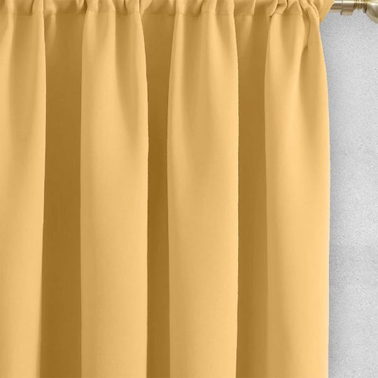 Lino Home Κουρτίνα με Τρέσα Basko Honey 150x240εκ.