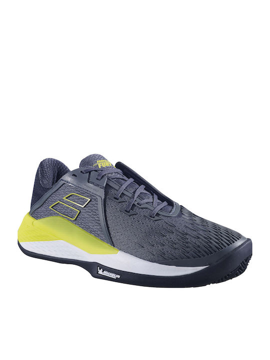 Babolat Propulse Fury 3 Ανδρικά Παπούτσια Τένις για Χωμάτινα Γήπεδα Γκρι