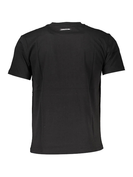 Roberto Cavalli Men's Short Sleeve T-shirt Black