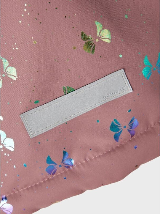 Kinder Freizeitjacke Kurz mit Kapuze Rosa