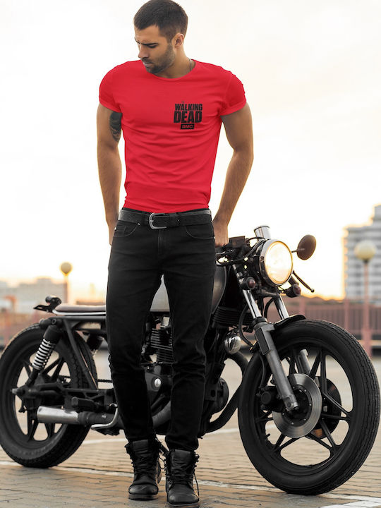 Softworld T-shirt σε Κόκκινο χρώμα