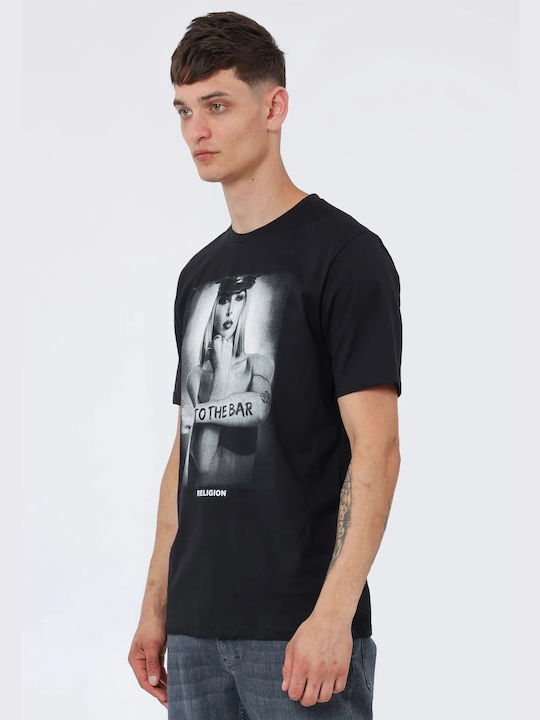 Religion Men's Short Sleeve T-shirt Black