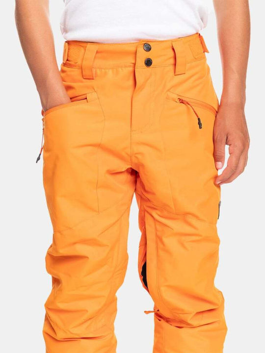 Quiksilver Boundry EQBTP03030-NMD0 Pantaloni de schi și snowboard pentru copii Ski & Snowboard Portocaliu