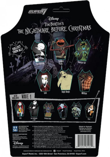 Super7 Nightmare Before Christmas: Dr. Finkelstein ReAction Φιγούρα Δράσης 10εκ.