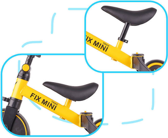 Fio Trike Fix Mini Convertible 3 in 1 for 3+ Years Yellow