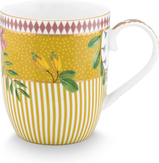 PiP Studio La Majorelle Κούπα από Πορσελάνη Κίτρινη 145ml 2τμχ