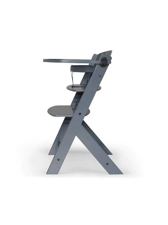 Kinderkraft Enock Baby Highchair 2 in 1 with Adjustable Height Gray