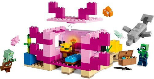 LEGO Minecraft The Axolotl House για 7+ Ετών 242τμχ