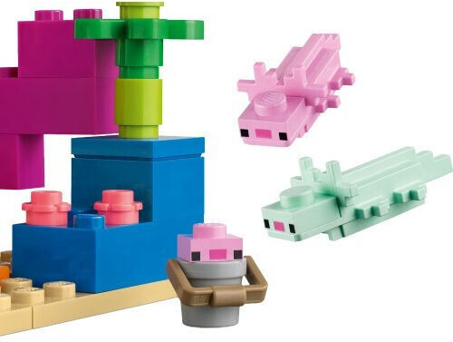 LEGO Minecraft The Axolotl House για 7+ Ετών 242τμχ
