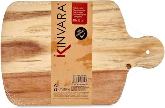 BigBuy Tocătoare De Bucătărie Din Lemn 40x25,7cm