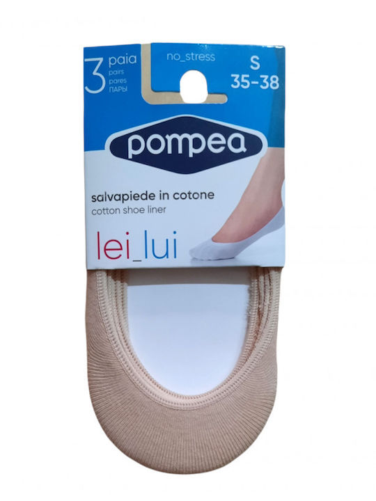 Pompea Herren Socken Beige 1Pack
