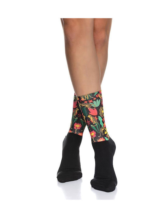 Inizio Women's Patterned Socks Black