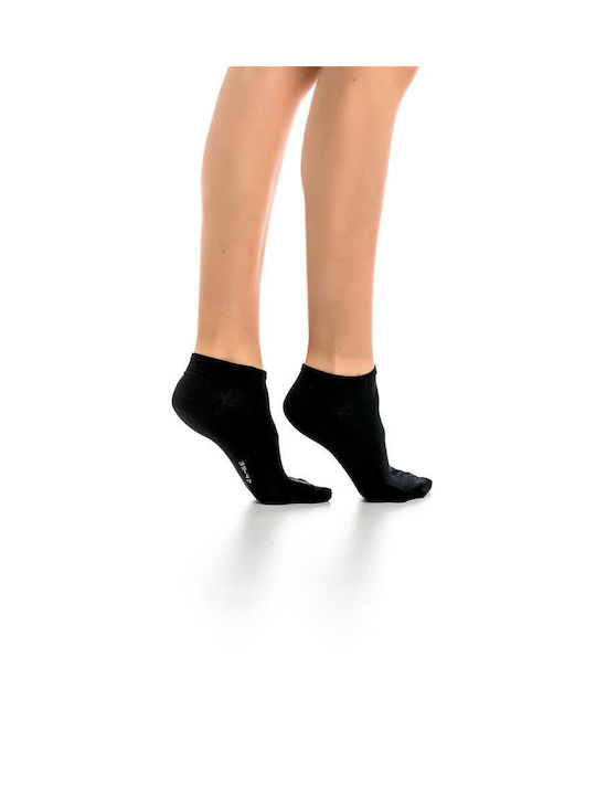 Inizio Women's Solid Color Socks Black