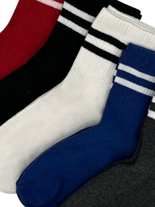V-store Gemusterte Socken Mehrfarbig 5Pack