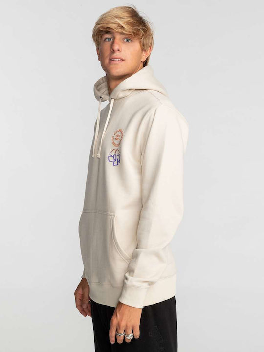 Billabong Men's Sweatshirt with Hood White