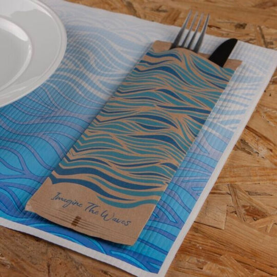 PaperQ Serviettenhülle 2F Bunter 25x8.5cm 1250 cm Stück
