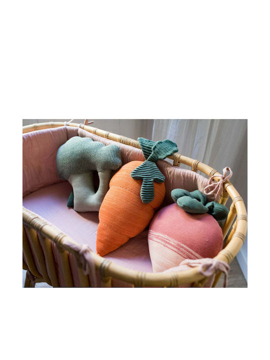 Lorena Canals Детска Декоративна Възглавница Ramona The Radish Розова 30x30см