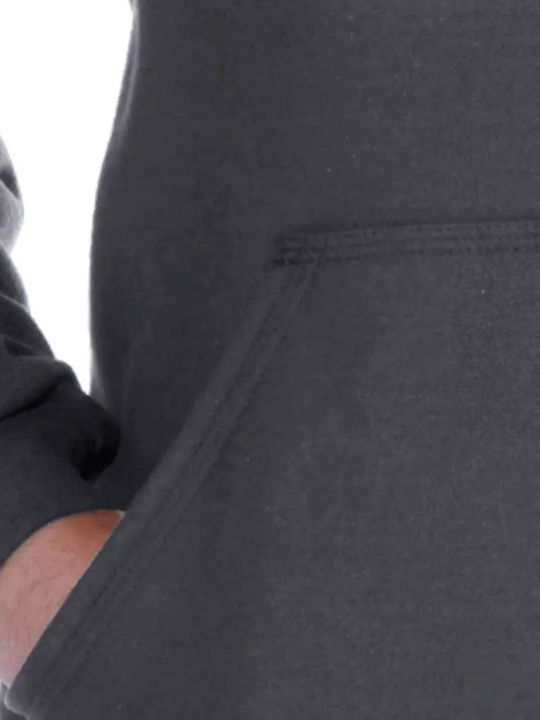 Sweatshirt with Hood Gray