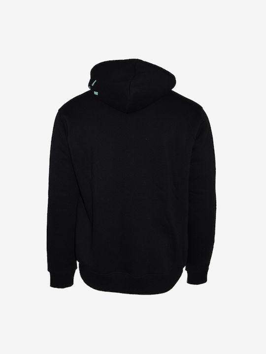 Salty Slang Men's Sweatshirt with Hood Black