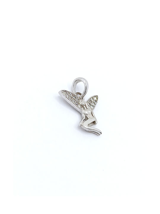 PS Silver Charm from Silver with Zircon