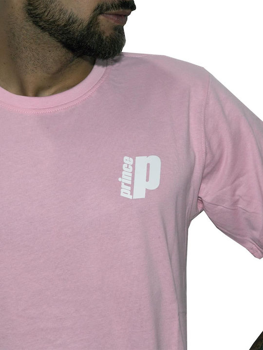 Prince Men's Short Sleeve T-shirt Pink