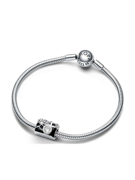 Pandora Spider Man Camera Selfie Charm Μαύρο