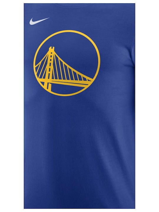 NBA Golden State Warriors Раш Спортна тениска Син