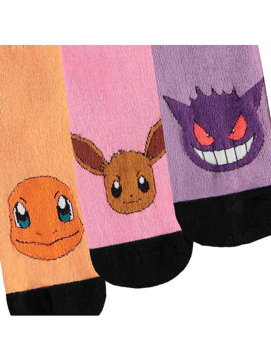 Difuzed Pokemon Κάλτσες Πολύχρωμες 3Pack Difuzed Pokemon Κάλτσες Πολύχρωμες 3Pack