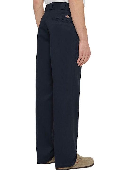 Pantalon Bărbat Chino Regular Fit Albastru Marin Închis