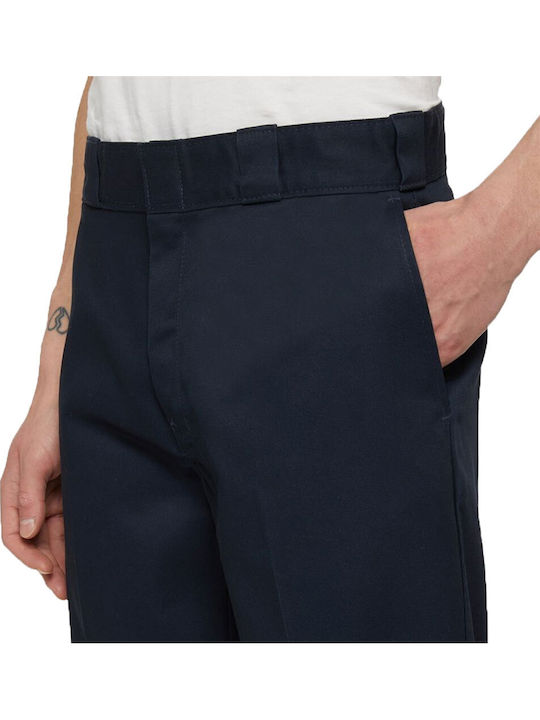 Pantalon Bărbat Chino Regular Fit Albastru Marin Închis