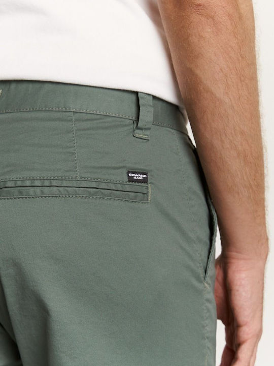 Pantaloni Chino cu Croială Normală Verde