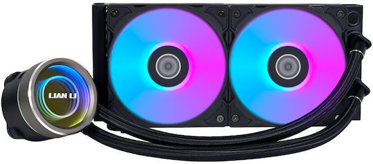 Lian Li Galahad II Trinity 240 Охлаждане AIO CPU с 2 вентилатора 120mm и ARGB осветление