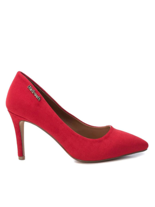 Refresh Suede Red High Heels