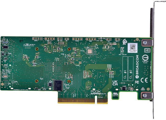 Broadcom Κάρτα PCIe σε θύρα RAID / SAS