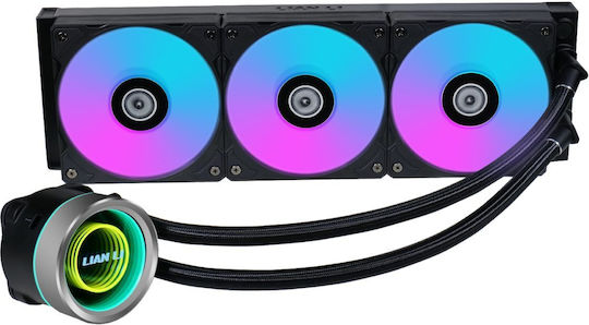 Lian Li Galahad II Trinity 360 Охлаждане AIO CPU с 3 Вентилатора 120mm и ARGB Осветление