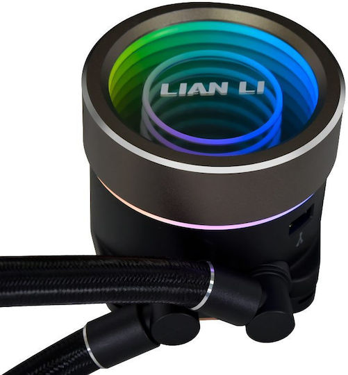 Lian Li Galahad II Trinity 360 Охлаждане AIO CPU с 3 Вентилатора 120mm и ARGB Осветление