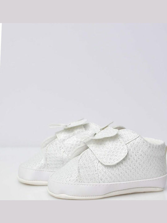 Potre Βρεφικά Sneakers Αγκαλιάς Λευκά