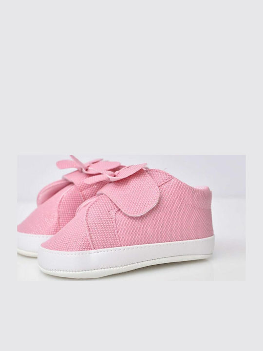 Potre Βρεφικά Sneakers Αγκαλιάς Ροζ