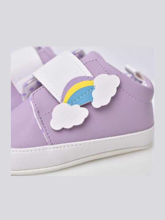 Potre Βρεφικά Sneakers Αγκαλιάς Λιλά