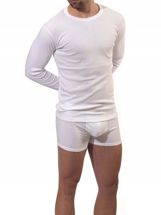 Tricou de Corp pentru Bărbați Mânecă Lungă în Gri Culoare