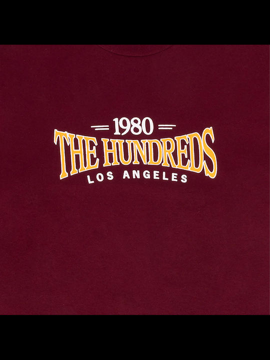 The Hundreds Hundreds Men's Short Sleeve T-shirt Burgundy